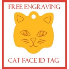 Cat Face ID Tag 